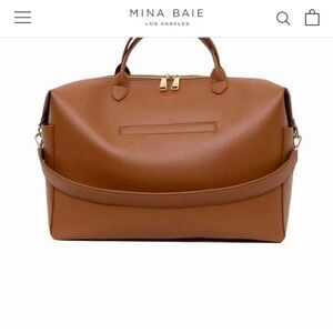 EUC Full size Mina Baie Emmy diaper backpack.Work.Everyday Purse.Tan.